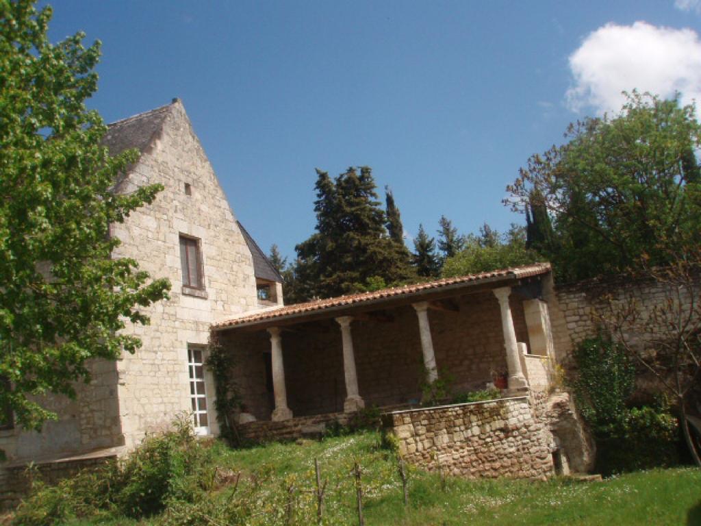 Bed and Breakfast Le Logis Du Peu Girard La Roche-Clermault Экстерьер фото